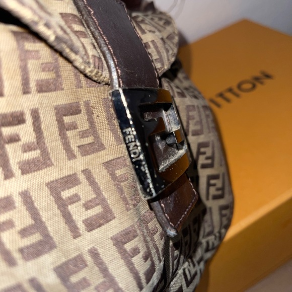 Y2K Fendi zucchino baguette gunmetal hardware Y2K bag - Picture 11 of 16